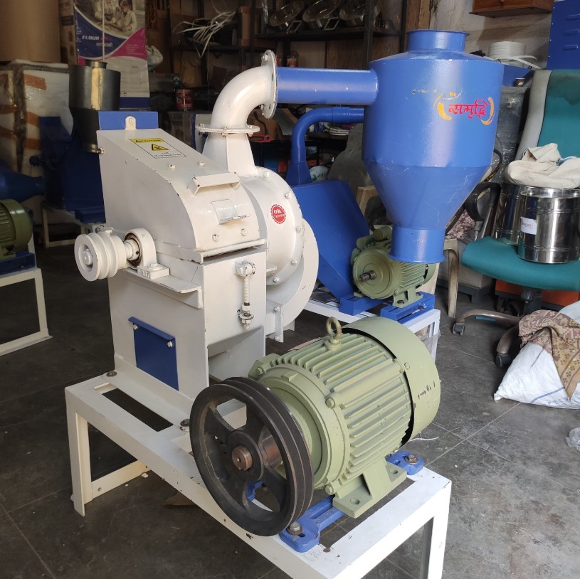 5HP Cyclone Type Pulverizer Machine for Dry Spices Grinding